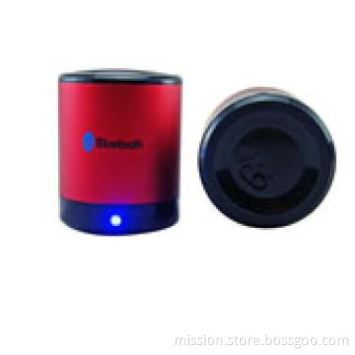 Drum shape Portable Speaker in Aluminum Housing